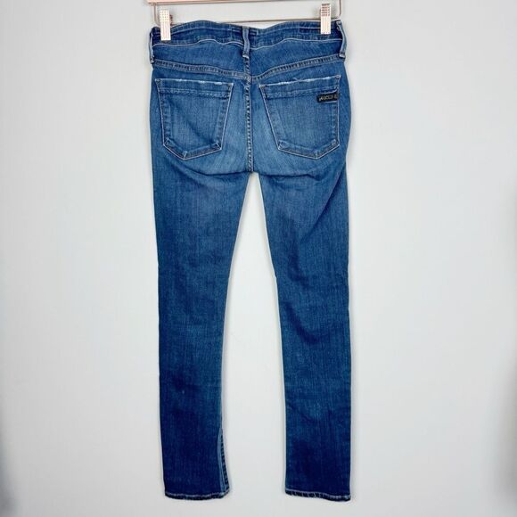 AGOLDE | Distressed Low to Mid Rise Skinny Jeans Women’s Size 26 (2) - Picture 8 of 10